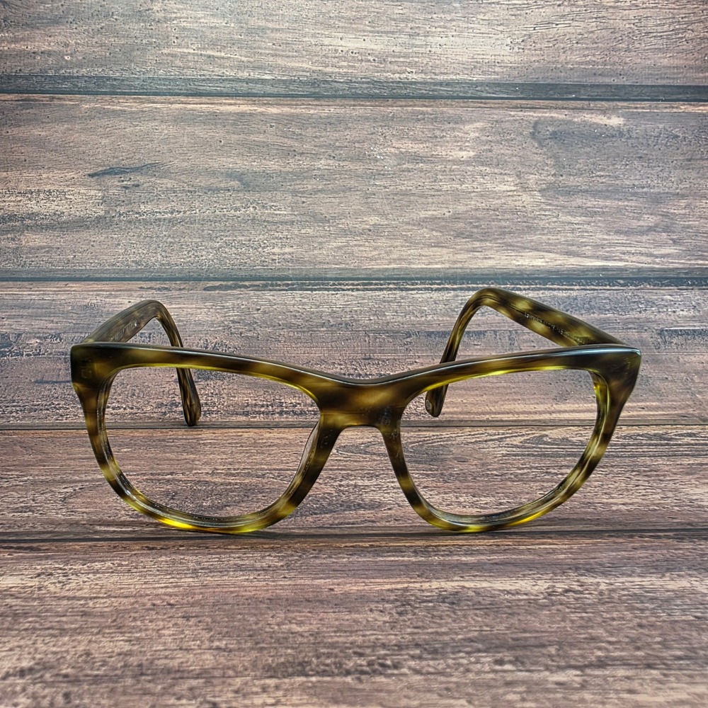 Warby Parker Lowry 345 Green Tortoise Cat Eye Eyeglass Frames 57-18-145